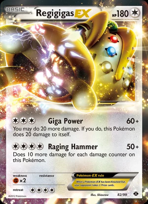 Regigigas-EX — Next Destinies, Rare