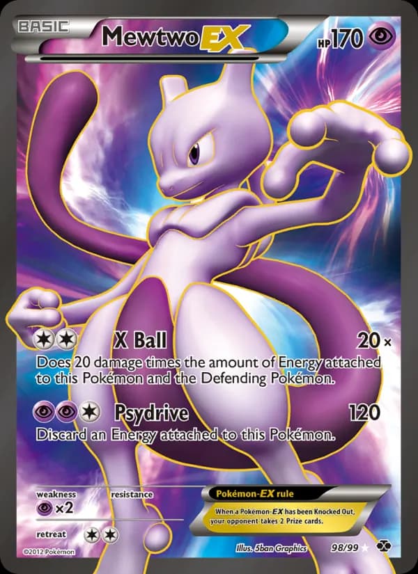 Mewtwo-EX — Next Destinies, Ultra Rare