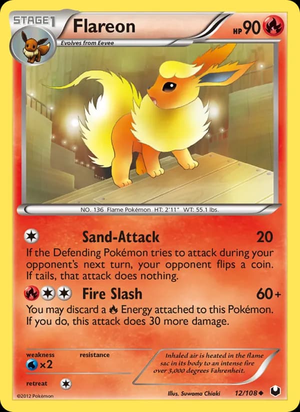 Flareon — Dark Explorers, Uncommon