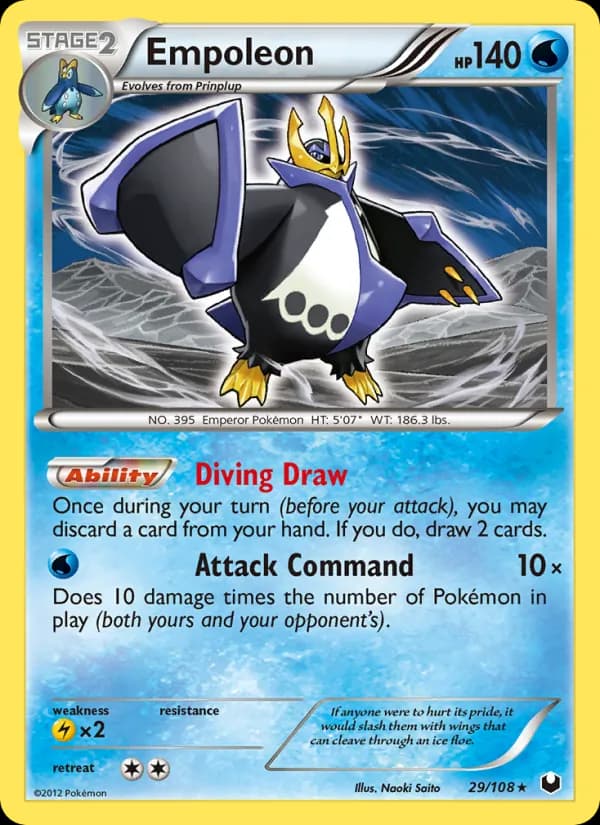 Empoleon — Dark Explorers, Rare
