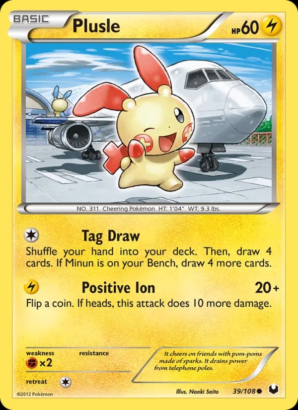 Plusle — Dark Explorers, Common