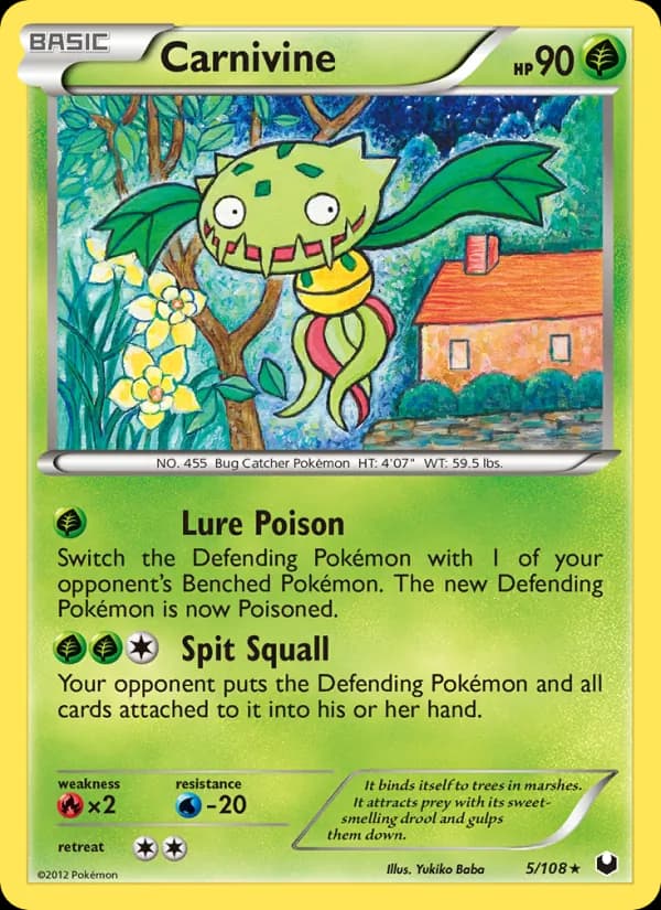 Carnivine — Dark Explorers, Rare