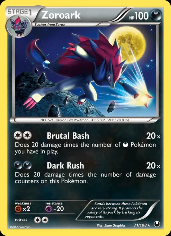 Zoroark — Dark Explorers, Rare