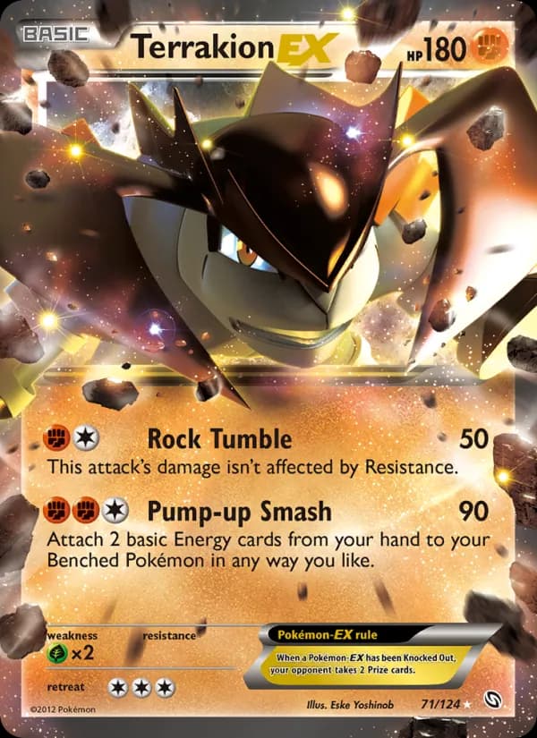 Terrakion-EX — Dragons Exalted, Rare