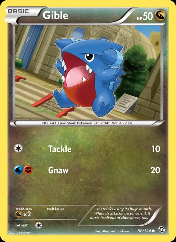 Gible — Dragons Exalted, Common