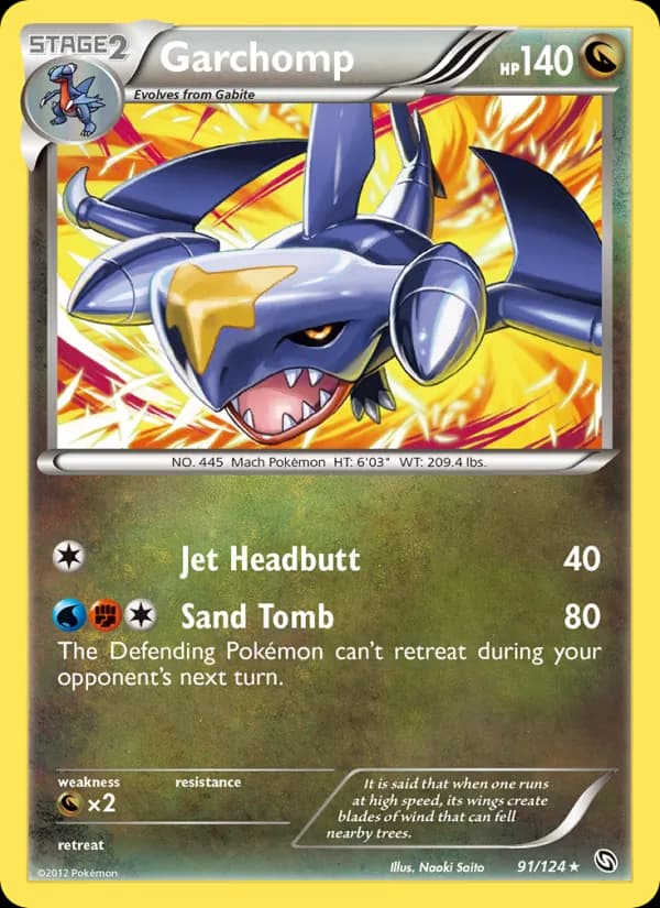 Garchomp — Dragons Exalted, Rare