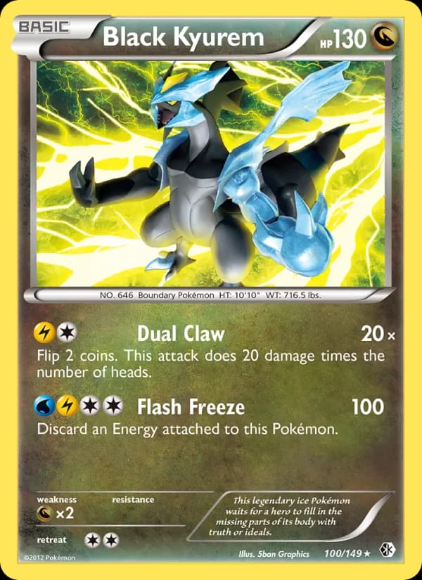 Black Kyurem — Boundaries Crossed, Rare