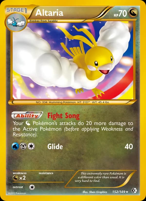 Altaria — Boundaries Crossed, Secret Rare