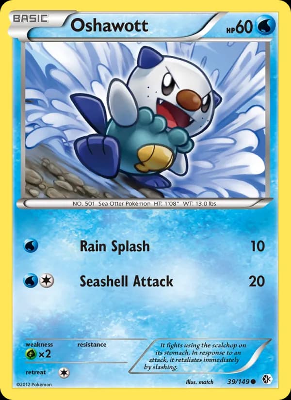 Oshawott — Boundaries Crossed, Common