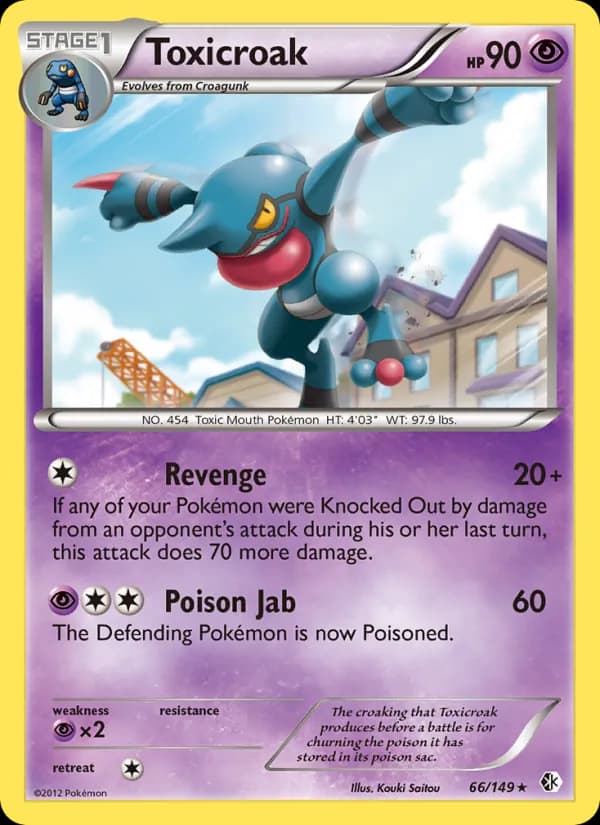 Toxicroak — Boundaries Crossed, Rare