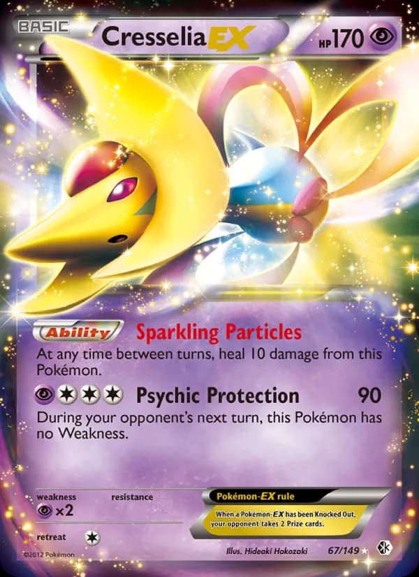 Cresselia-EX — Boundaries Crossed, Rare