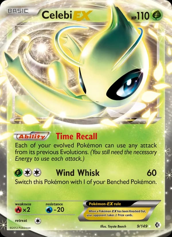 Celebi-EX — Boundaries Crossed, Rare