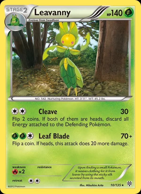 Leavanny — Plasma Storm, Rare