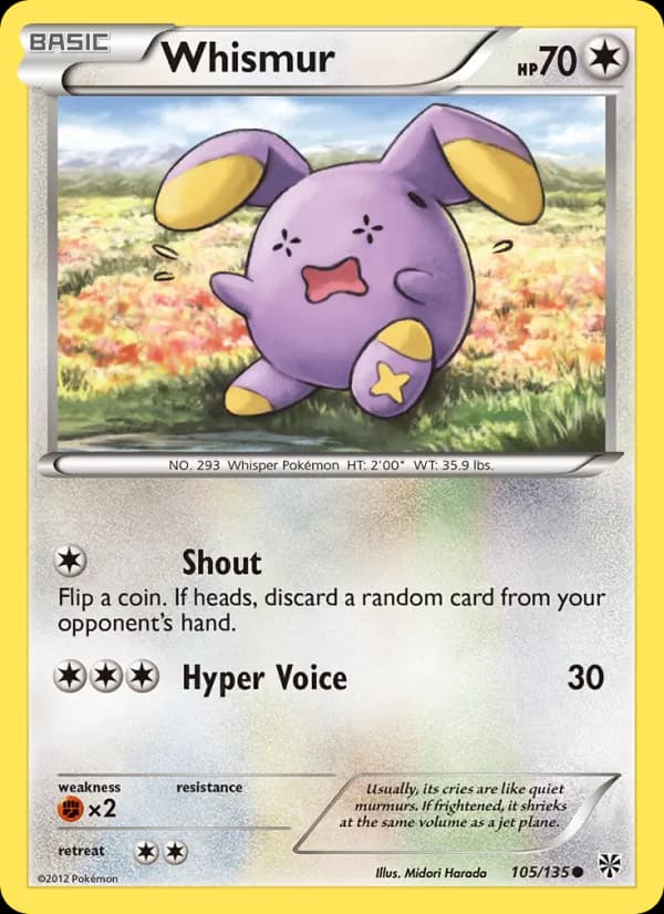 Whismur — Plasma Storm, Common