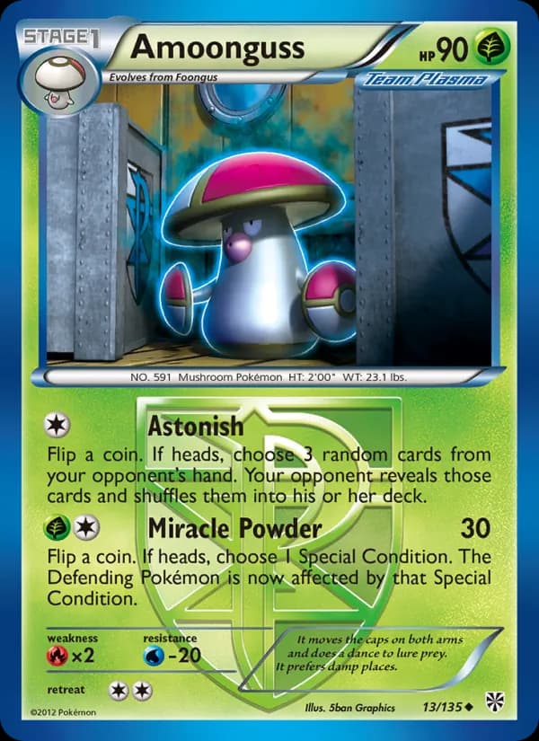 Amoonguss — Plasma Storm, Uncommon
