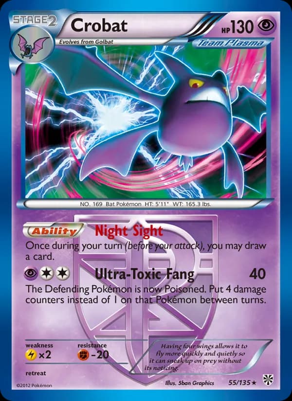 Crobat — Plasma Storm, Rare