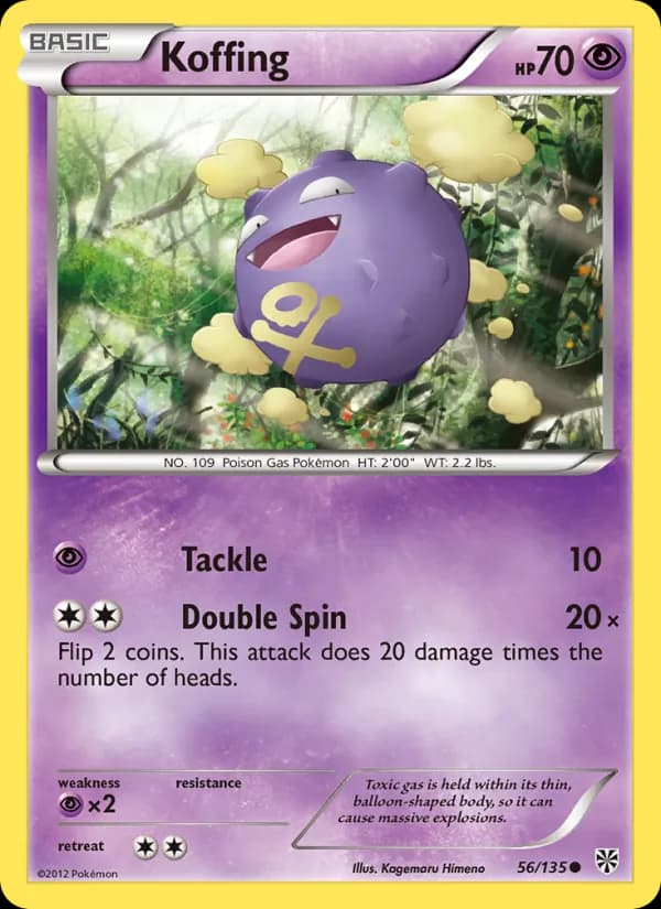 Koffing — Plasma Storm, Common