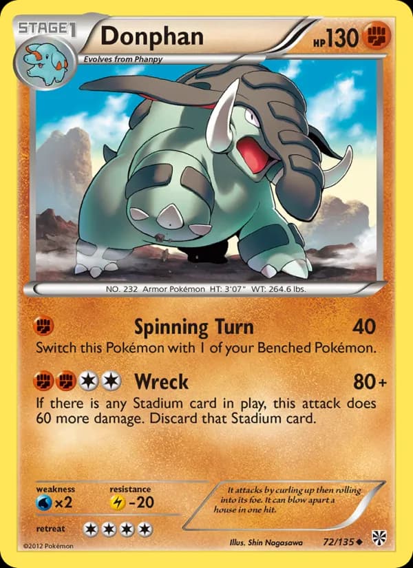 Donphan — Plasma Storm, Uncommon
