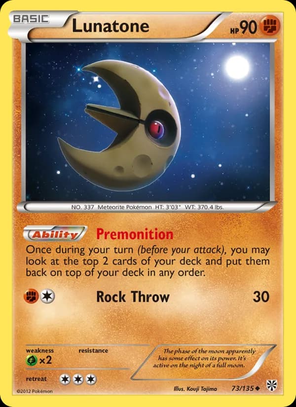 Lunatone — Plasma Storm, Uncommon