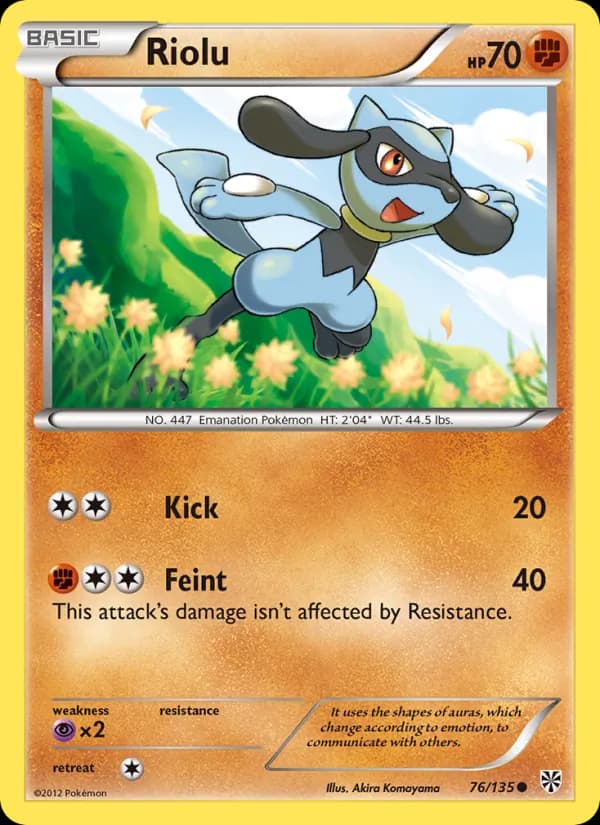 Riolu — Plasma Storm, Common