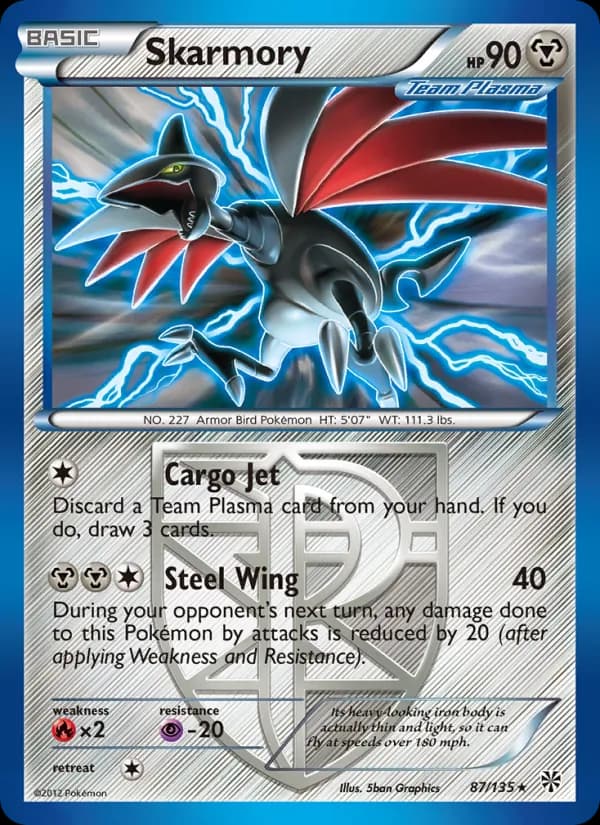 Skarmory — Plasma Storm, Rare