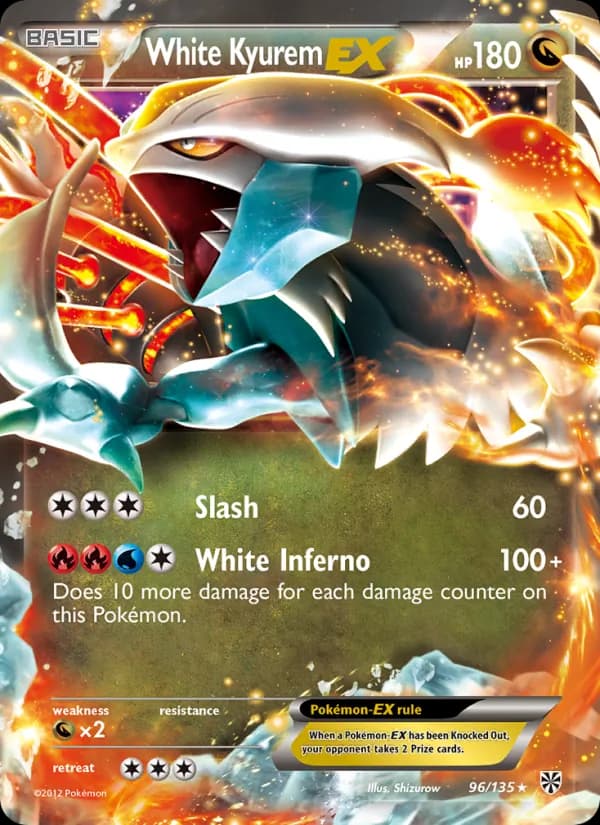 White Kyurem-EX — Plasma Storm, Rare