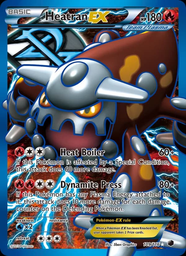 Heatran-EX — Plasma Freeze, Ultra Rare