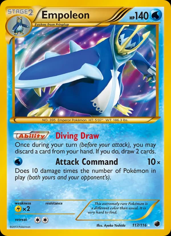 Empoleon — Plasma Freeze, Secret Rare