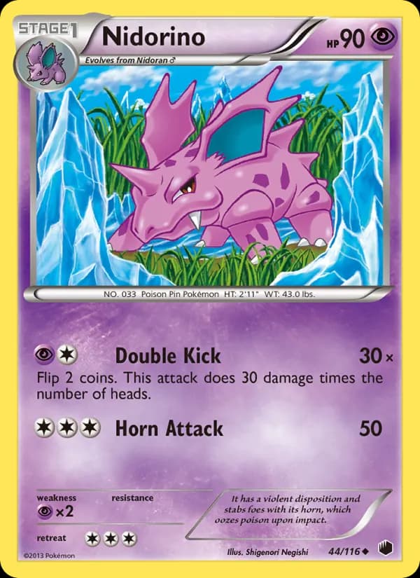 Nidorino — Plasma Freeze, Uncommon