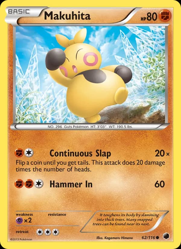 Makuhita — Plasma Freeze, Common