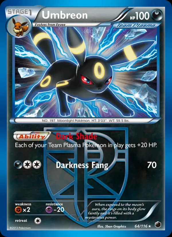 Umbreon — Plasma Freeze, Rare