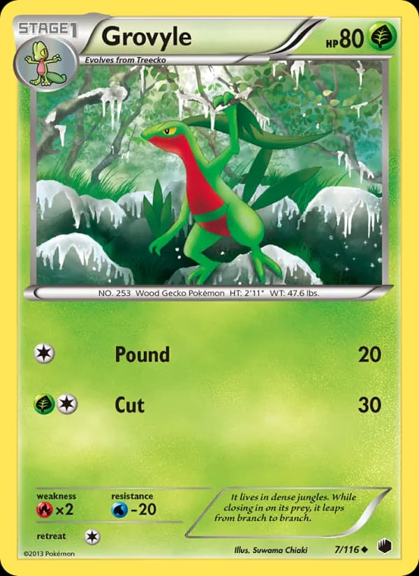 Grovyle — Plasma Freeze, Uncommon