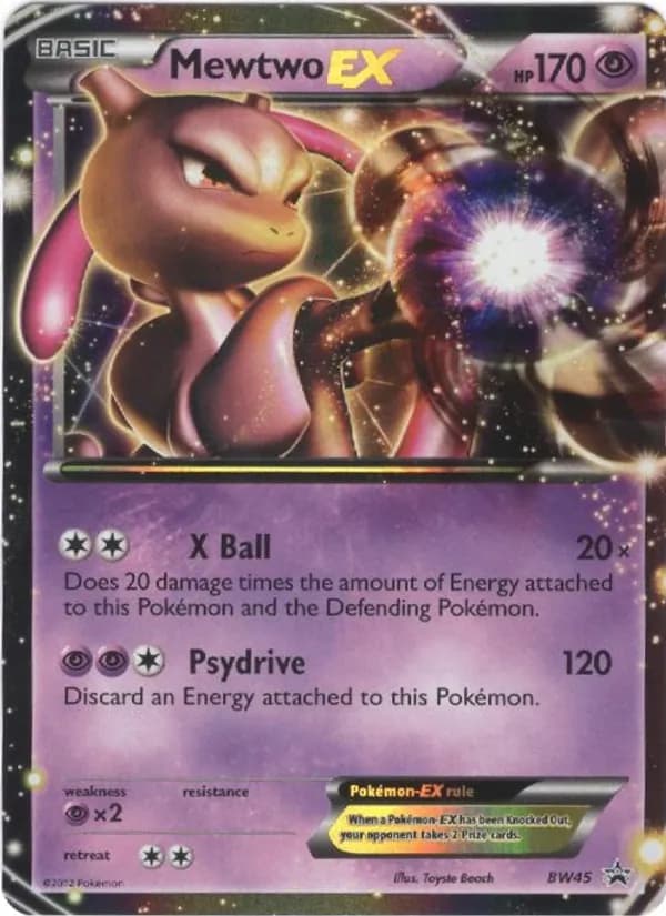 Mewtwo-EX — BW Black Star Promos, Rare