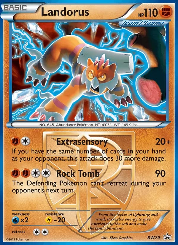 Landorus — BW Black Star Promos, Common