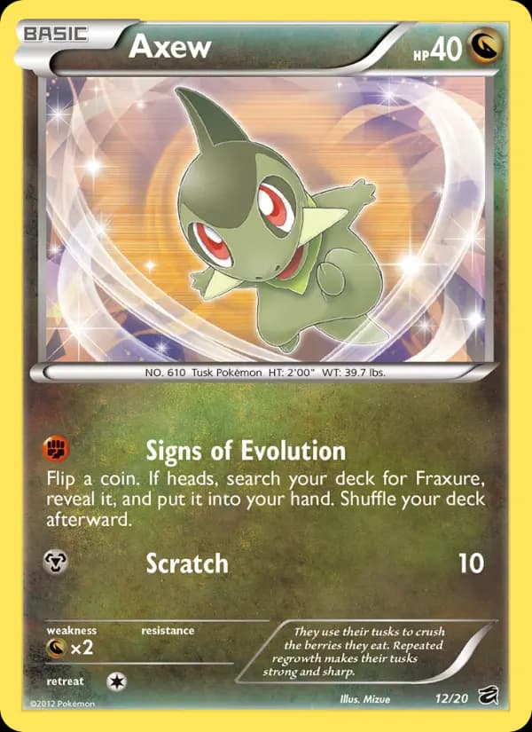 Axew — Dragon Vault, Rare