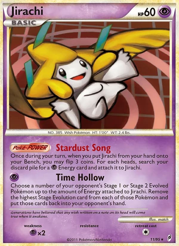 Jirachi — Call of Legends, Rare Holo