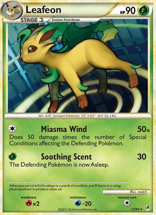 Leafeon — Call of Legends, Rare Holo
