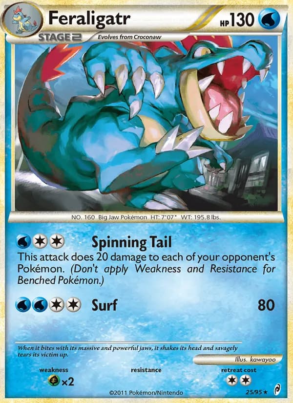 Feraligatr — Call of Legends, Rare