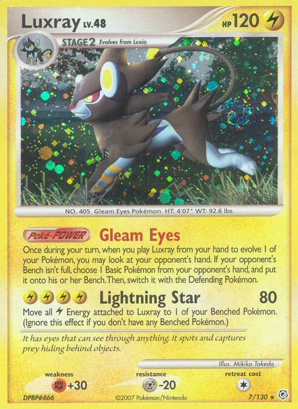 Luxray — Diamond & Pearl, Rare Holo