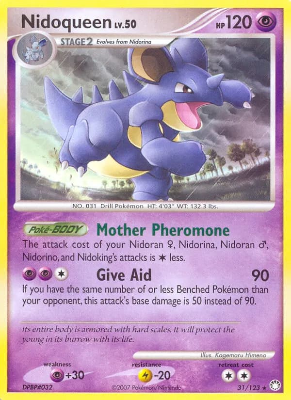 Nidoqueen — Mysterious Treasures, Rare