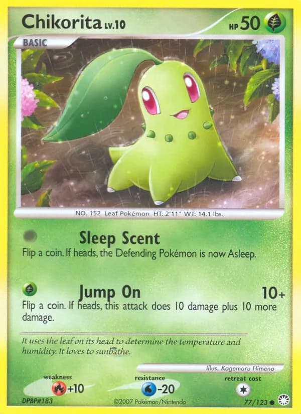 Chikorita — Mysterious Treasures, Common