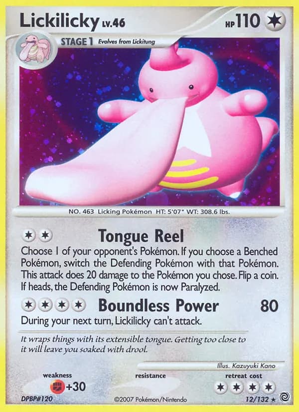 Lickilicky — Secret Wonders, Rare Holo