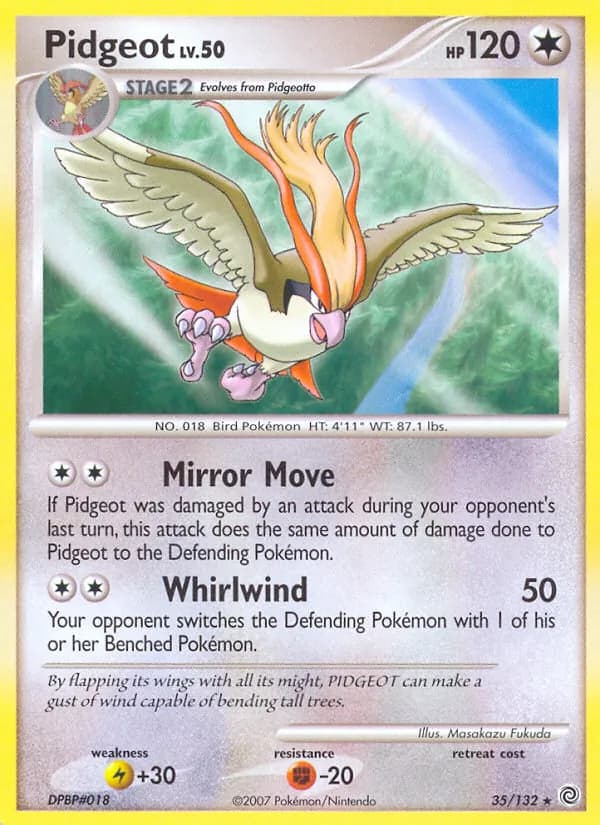 Pidgeot — Secret Wonders, Rare