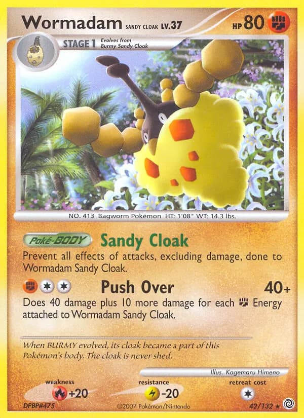Wormadam Sandy Cloak — Secret Wonders, Rare