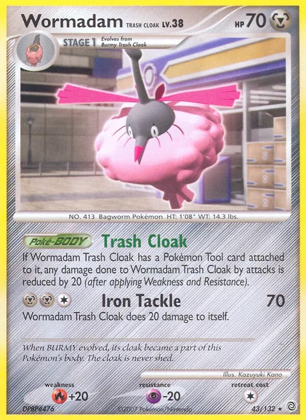 Wormadam Trash Cloak — Secret Wonders, Rare