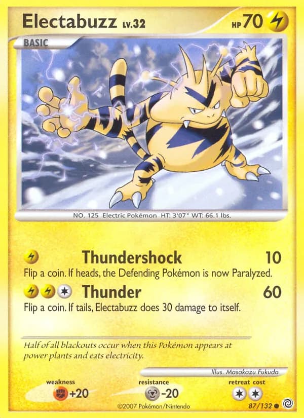 Electabuzz — Secret Wonders, Common