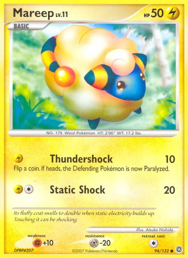 Mareep — Secret Wonders, Common