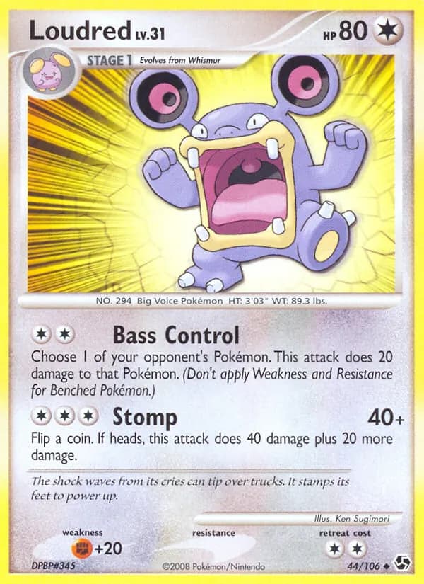 Loudred — Great Encounters, Uncommon