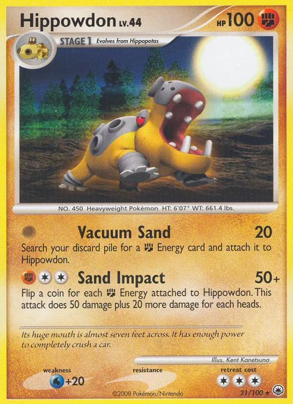 Hippowdon — Majestic Dawn, Rare