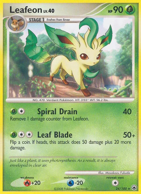 Leafeon — Majestic Dawn, Rare